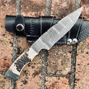 Sanity Jewelry Steel Lucky Luciano - Damascus - Stag Antler - 8.5 inch - LL03