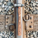 Sanity Jewelry Steel SS Ball Peen - Edition 2 - The Wooden Handle - We The People - Damascus - 13 inch - HAM06