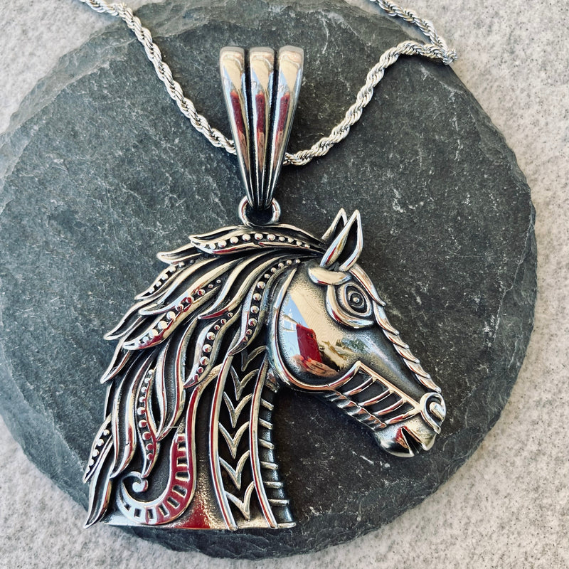 Amazon.com: TRISHULA Horse Necklace for Women, 925 Sterling Silver Girls  with Horse Oxidation Pendant Horse Jewelry Gift for Mom Daughter Christmas  Birthday: Clothing, Shoes & Jewelry