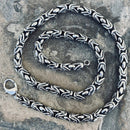 SANITY JEWELRY® Viking Warrior Link Necklace - Stainless - VWL01
