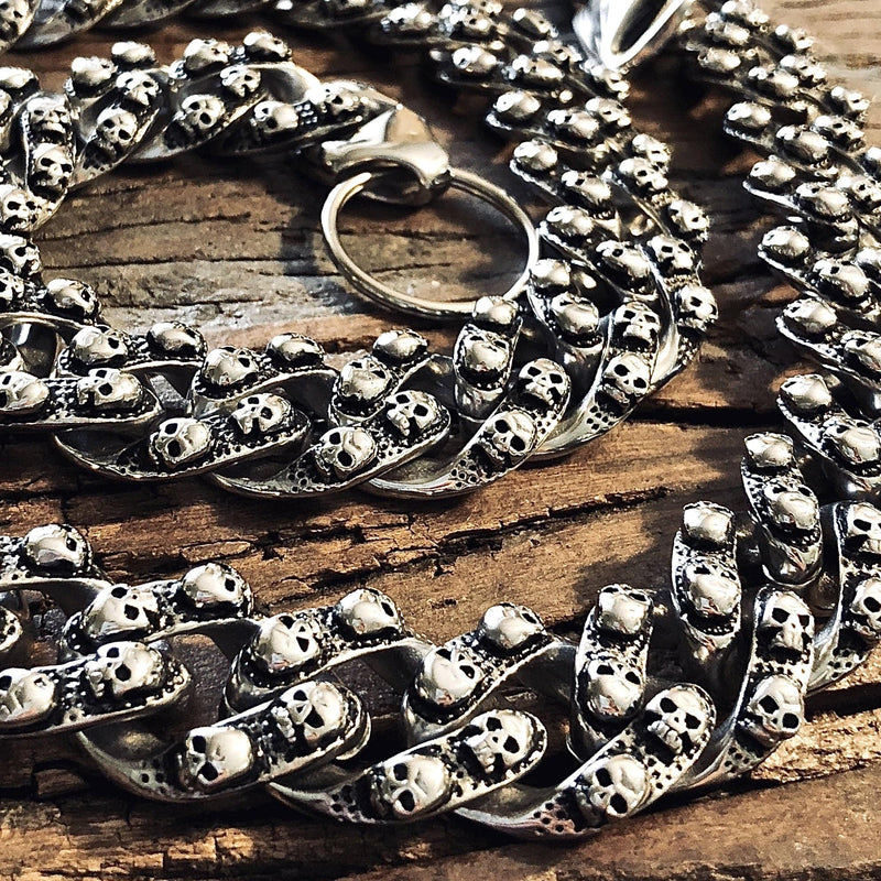 Sanity Jewelry Hell Ride Skull Wallet Chain