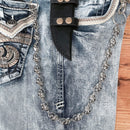 HellRide - Skull Wallet Chain -Stainless Steel Wallet Chain Biker Jewelry Skull Jewelry Sanity Jewelry Stainless Steel jewelry
