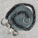 Sanity Jewelry Wallet Chain Wallet Chain - Black - Daytona Beach Heritage 1/2 inch wide