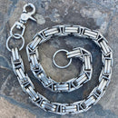 Sanity Jewelry Wallet Chain Wallet Chain - Polished Stainless - Daytona Beach CVO 1 inch wide