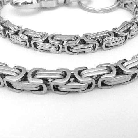 Sanity Jewelry Wallet Chain Wallet Chain - Polished Stainless - Daytona Beach Deluxe 1/4 inch wide