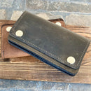 Sanity Jewelry wallet Wallet - Charcoal Biker - 3.5” x 6” - Genuine Leather - CBW3x6